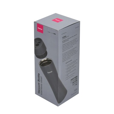 Термокухоль Fissman 420 мл, колір сірий нержавіюча сталь (9885)