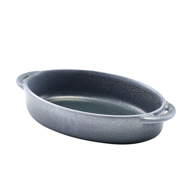 Форма овальна, 17.5х11.5х4 см, 420 мл, ефект чавуну, Graphite, GenWare