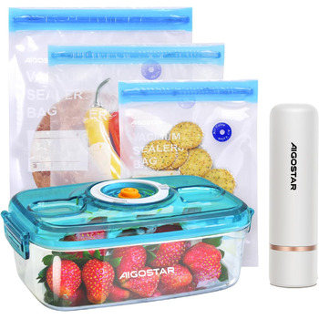 Вакуумні пакети 16 х 22/21 х 22/ 20 х 25 см Aigostar