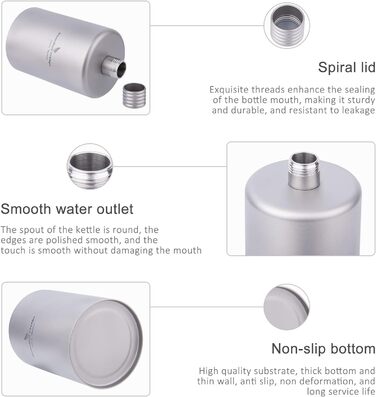 Портативна пляшка для пиття 200 мл. iBasingo