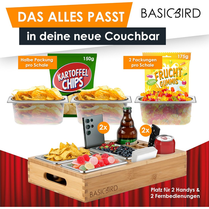 Органайзер для снеків BASICBIRD