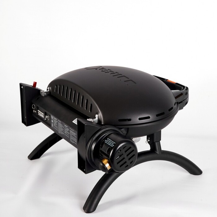 Портативный переносной газовый гриль O-GRILL 500, черный шланг в подарок! Код: 008287