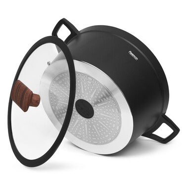 Кастрюля со стеклянной крышкой 28 см 5,7л FILOMENA Fissman