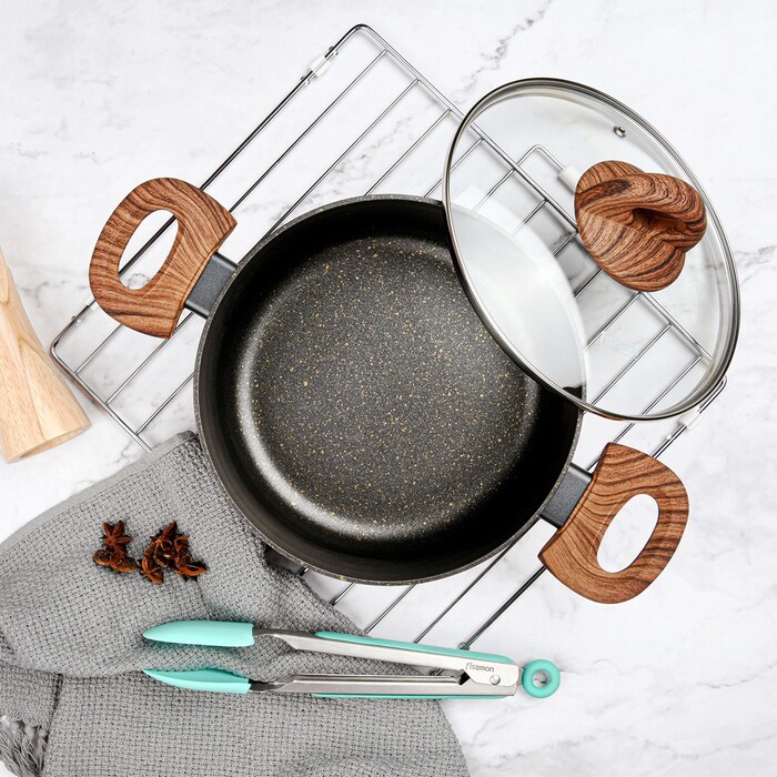 Набір посуду 6 предметів BLACK COSMIC Fissman