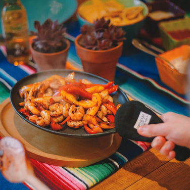 Сковорода для фахитос Kitchen Craft WORLD OF FLAVOURS, чугун, 37 х 18 см