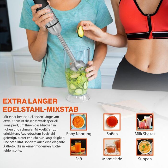 Блендер погружной с венчиком PC-SMS 1220 ProfiCook