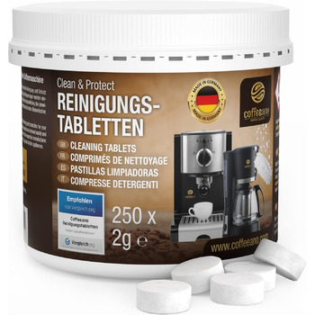 Засіб для чищення кавомашин 250 таблеток Coffeeano
