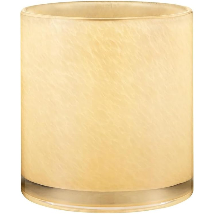 Подсвечник стеклянный, размер M, 12 x 12 см желтый SAGA Blomus