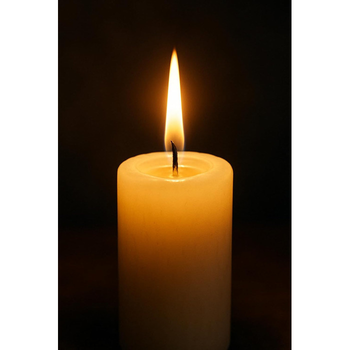 Конічних свічок 2.3 x сертифіковані RAL, без протікання та диму, час горіння приблизно 8 годин прикраса столу та свічник (25 см, білий), 12