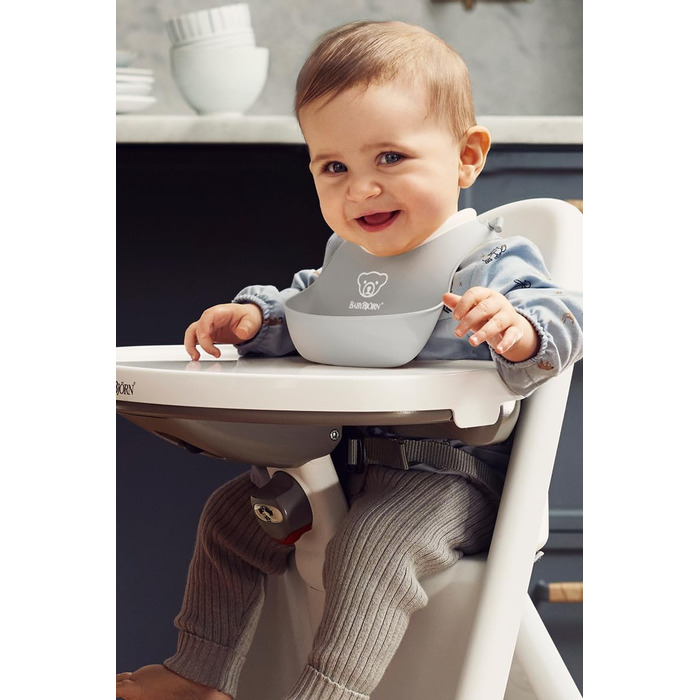 Слюнявчики для дітей 2 предмети, сірий  BabyBjörn