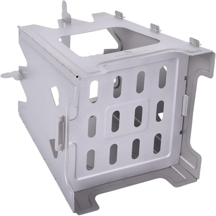 Титановая дровяная печь с кронштейном iBasingo