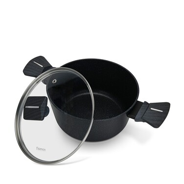 Каструля зі скляною кришкою 20 см 2,67 л FERRO Fissman