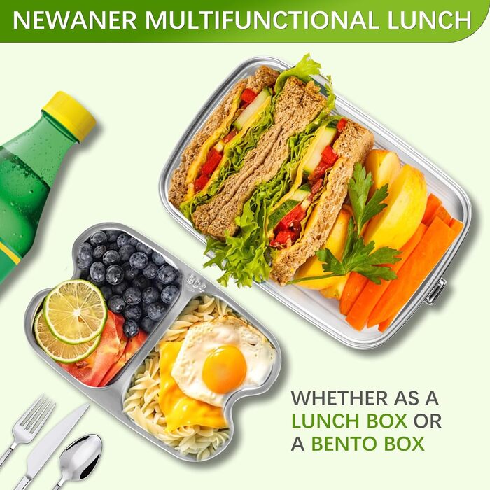 Ланч-бокс металевий 1,2 л WuGU