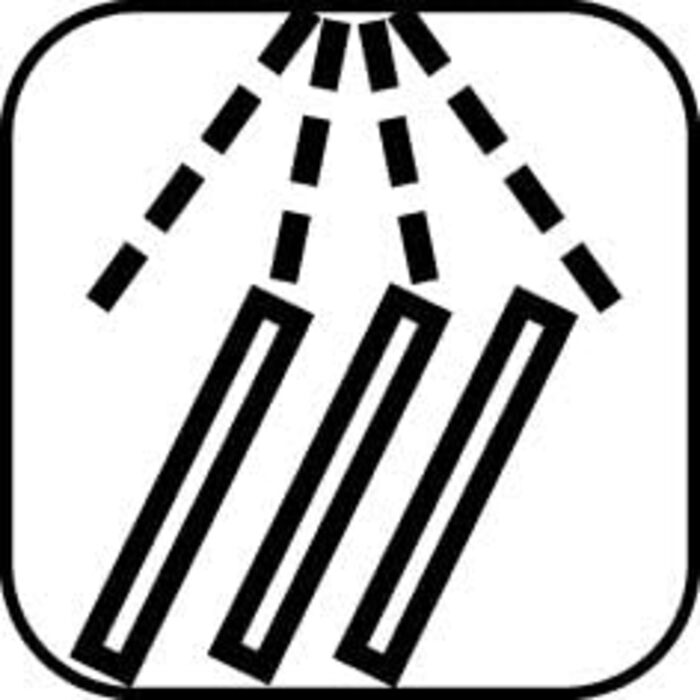 Тарілка меламінова 26,5 см біло-сіра FOOTMARK APS