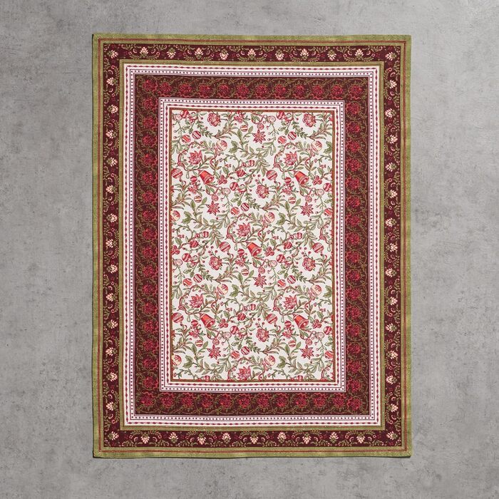 Набір з 3 багатоцільових кухонних рушників Maison d&39 Hermine Rural Christmas, 100 бавовна Барні рушники День подяки/Різдво (50 см x 70 см) (13 - Reveillon Au Jardin)