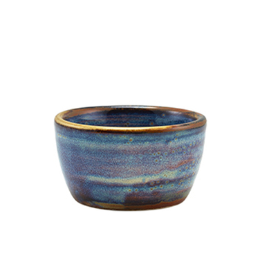 Соусник 6.2*h 3.5 см, 45 мл, синій, Terra Porcelain Aqua Blue, GenWare