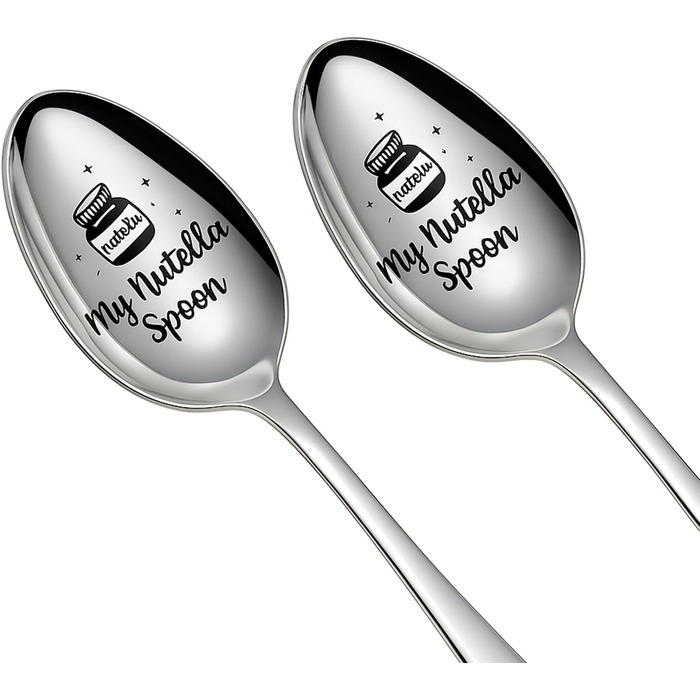 Персонализированные ложки для шоколадного крема 20,3 см AHEJIOO