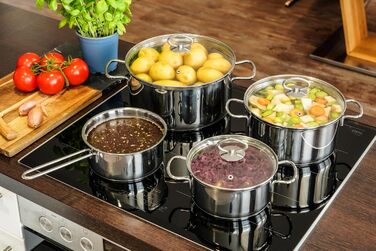 Набір каструль з нержавіючої сталі 7 предмети Kopf