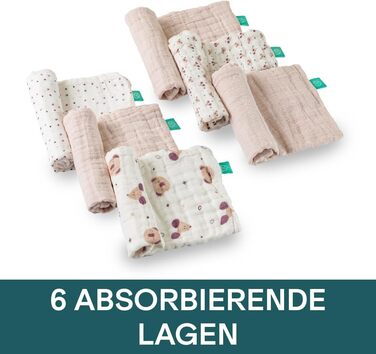 Набір із 6 рушників для дітей 30 х 30 см KOALA BABYCARE