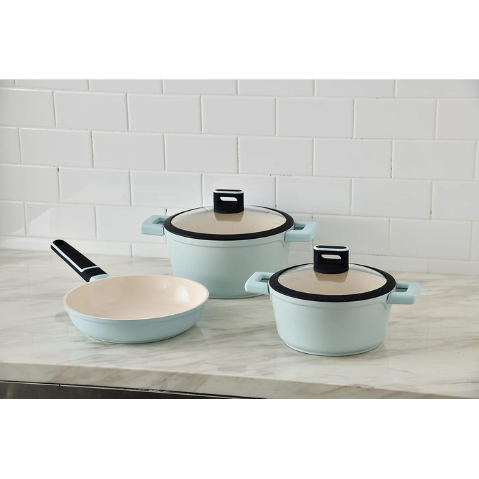 Набір кухонного посуду, 5 предметів, блакитний Cosy San Ignacio