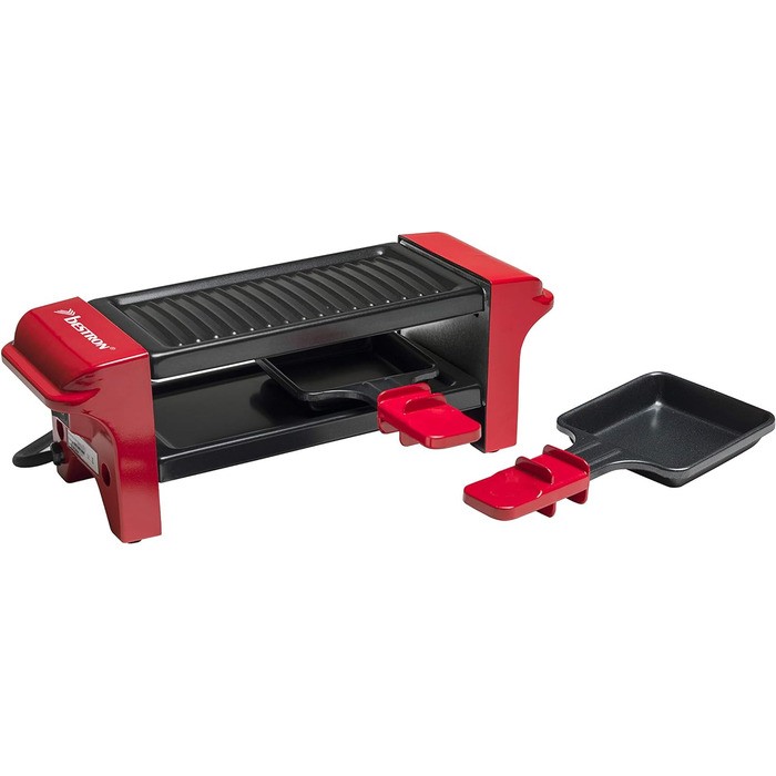 Міні-гриль із двома сковородами та двома скребками для дерева 350 Вт Bestron