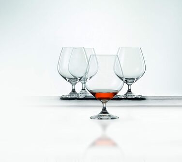 Набор кружек из 4 предметов, Snifter Premium с вытянутой ножкой, 4460177 (коньяк)