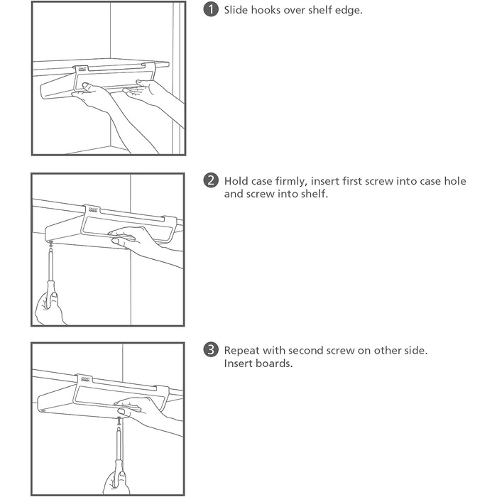 Набір дощок, 3 предмети в підвісному корпусі, різнокольорові Folio Slim Joseph Joseph