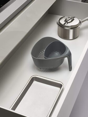 Набір друшляків, 2 предмети, сірий Nest Joseph Joseph