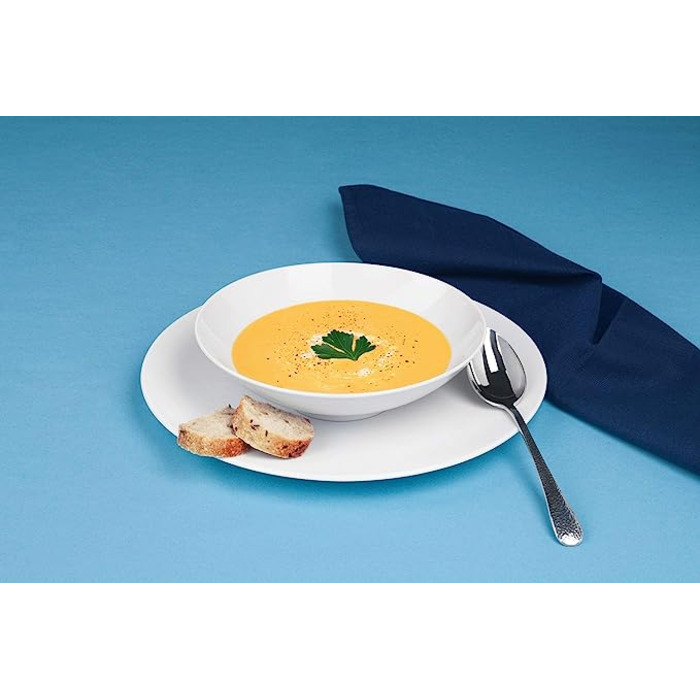 Набір тарілок 12 предметів білий Fashion Seltmann