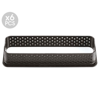 TARTE RING RECTANGULAR 120X35 H20 MM Пластикові кільця прямокутні 6 шт.