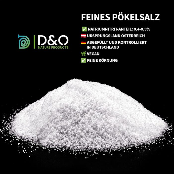 Сіль нітритна для копчення 900 г Detox Organica