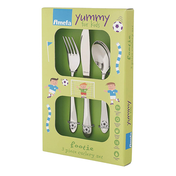Набор детских столовых приборов Amefa FOOTIE, 3 пр.