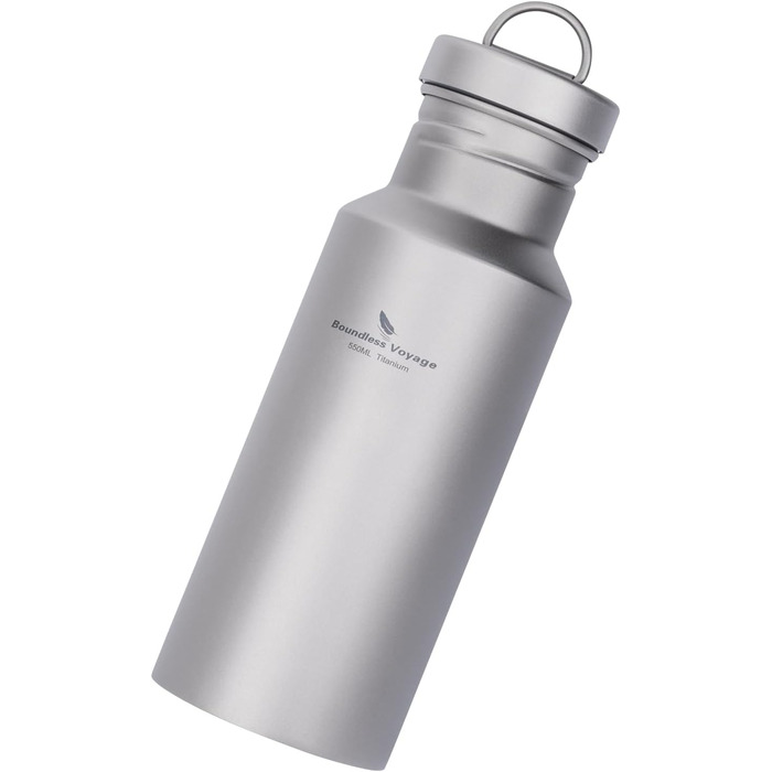 Титанова пляшка для води 550 мл. iBasingo