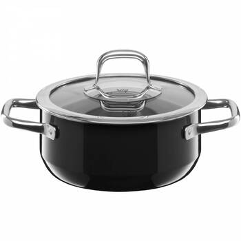 Каструля 18 см, чорна Compact Silit
