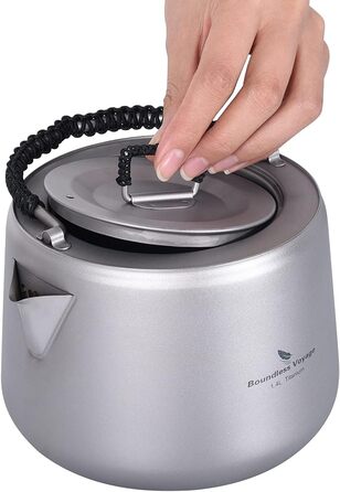 Титановый чайник с фильтром 1.4л. iBasingo