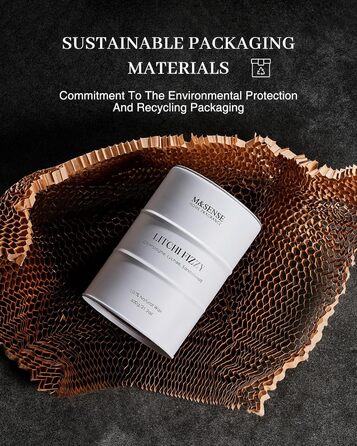 Ароматичні свічки M&SENSE з натурального соєвого воску, натуральна соєва свічка для домашнього декору, тривалий час горіння до 70 годин, класні подарунки для чоловіків та жінок (600 г, лічі, шипучі)