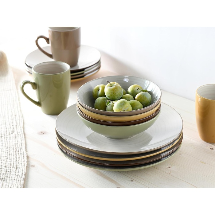 Набір посуду на 4 персони, 16 предметів, Bamboo Garden Creatable