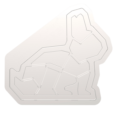 BUNNY 520 Форма силіконова 'Зайчик' 276х270 h 32 мм, 520 мл + форма для підставки