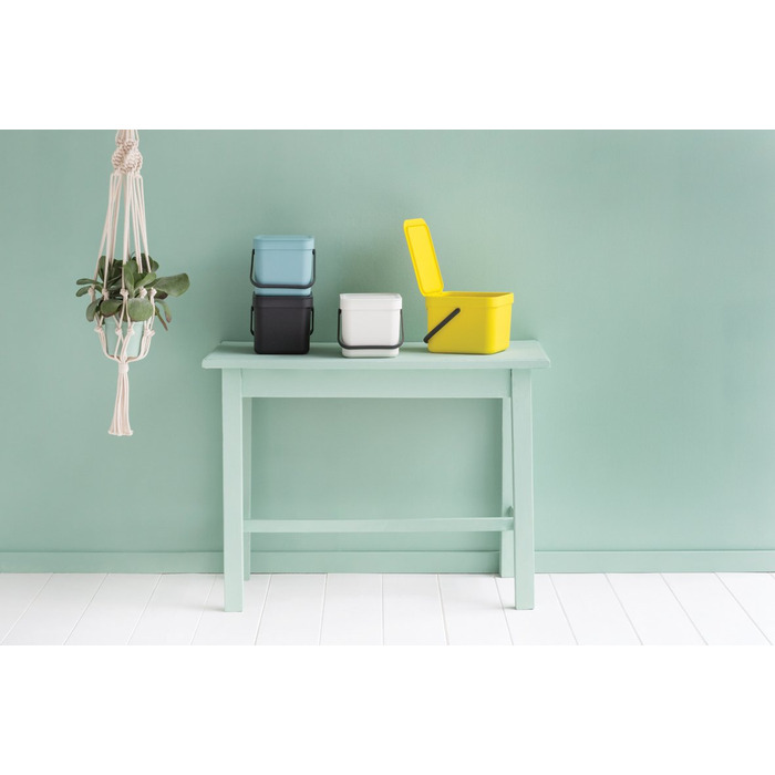 Відро для сміття 6 л сіре Sort Go Brabantia