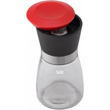 Млин для спецій без наповнення, чорно-червона 13,5 см Silit
