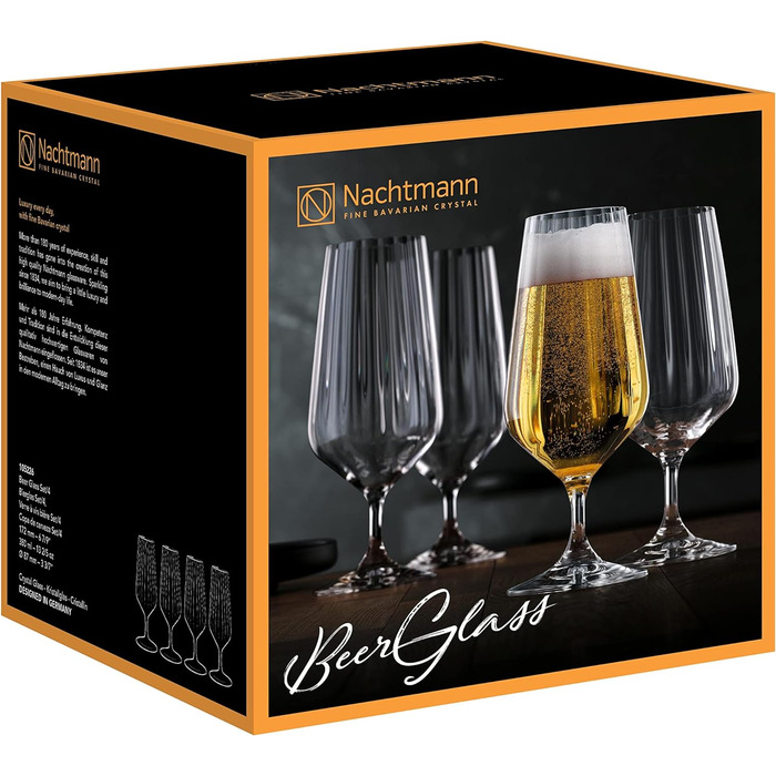 Набір пивних келихів 380 мл, 4 предмети, Celebration Nachtmann