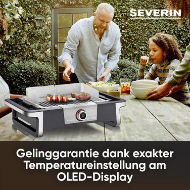 Електричний гриль PG 8114 настільний з OLED-дисплеєм Severin