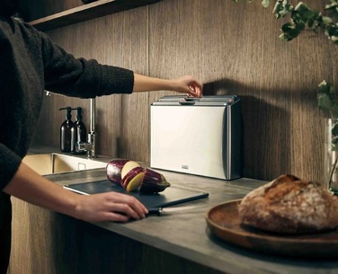 Набор разделочных досок, 4 предмета в корпусе, нержавеющая сталь Folio Steel Joseph Joseph