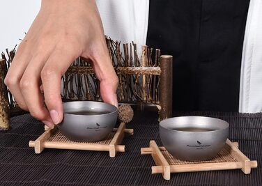 Титанові чаші для кемпінгу 2 шт. iBasingo