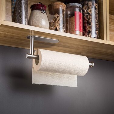 Тримач для паперових рушників 33,5 см срібло Ruicer