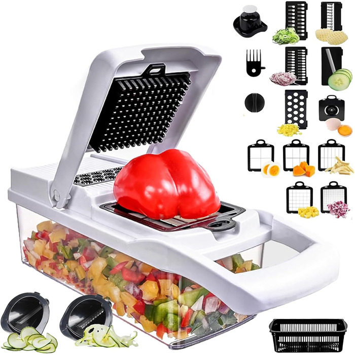 Овочерізка з контейнером 1,2 л білий SGAONSN