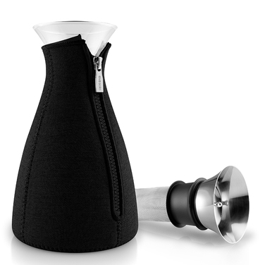 Кавовий глечик в неопреновому чохлі 1 л чорний Cafe Solo Eva Solo
