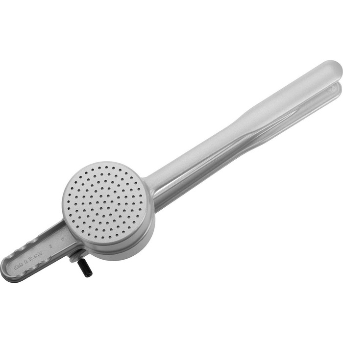Шпецле/картоплеріз Westmark, з круглою перфорацією, литий під тиском алюміній, довжина 41 см, шпецле-прес, 6110223R (сріблястий)