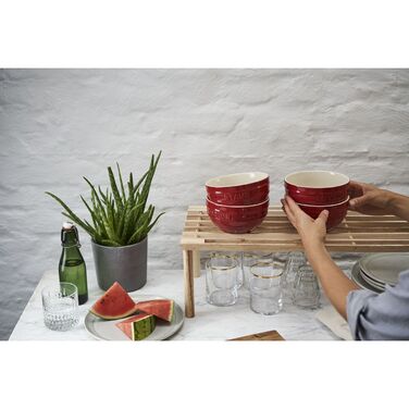 Чаша 700 мл, 4 предмета вишнево-червона Staub