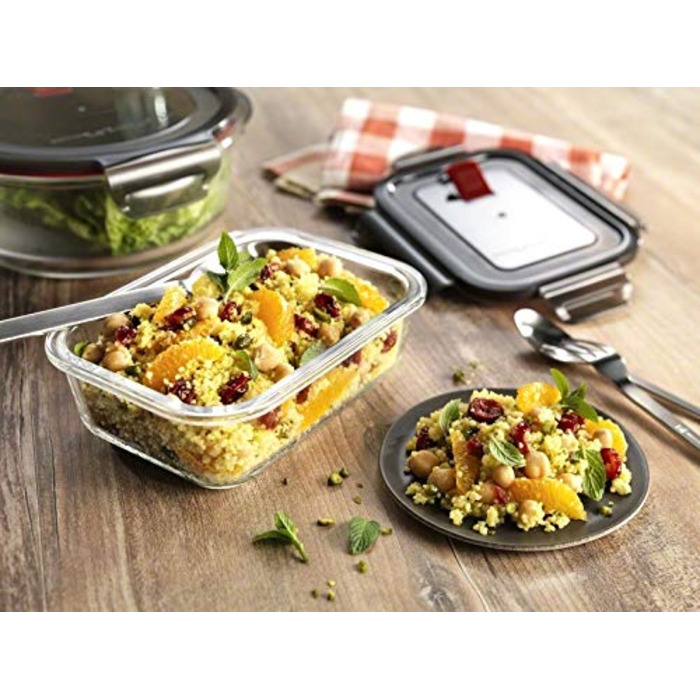 Скляний контейнер, квадратний 1100 мл Gusto Zwilling